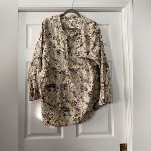 J. Jill Floral Print Women's Top